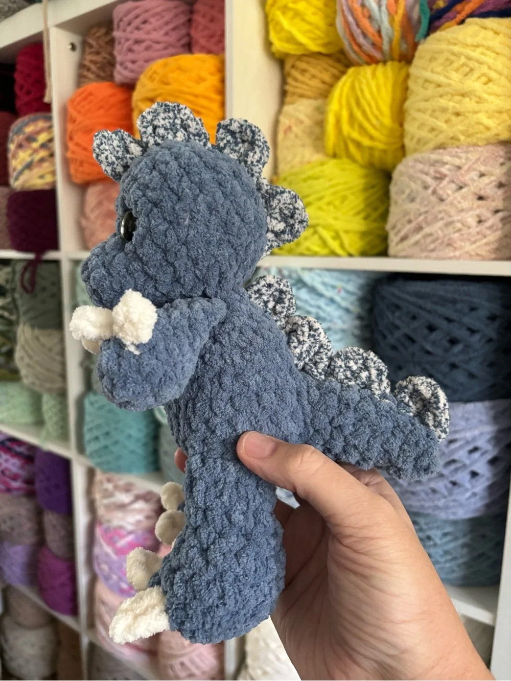 Crochet baby Tyrannosaurus Rex plush handmade